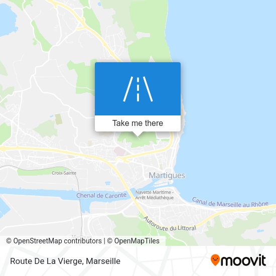 Route De La Vierge map