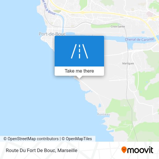 Route Du Fort De Bouc map