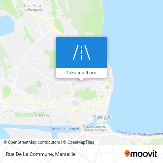 Rue De La Commune map