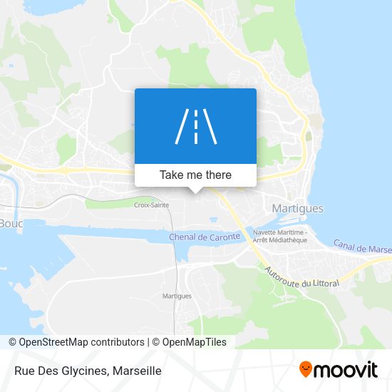 Rue Des Glycines map