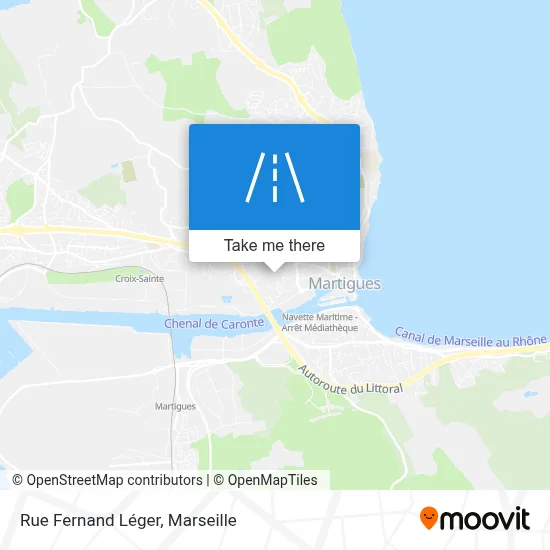 Rue Fernand Léger map