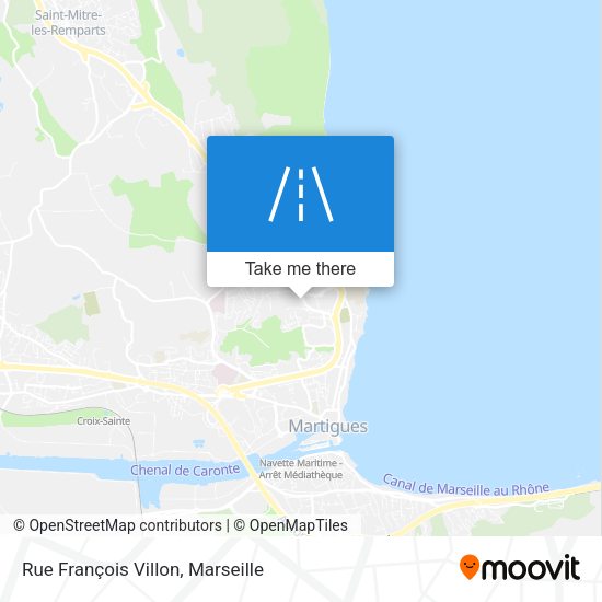 Rue François Villon map
