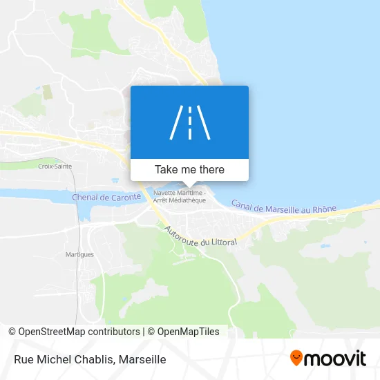 Rue Michel Chablis map