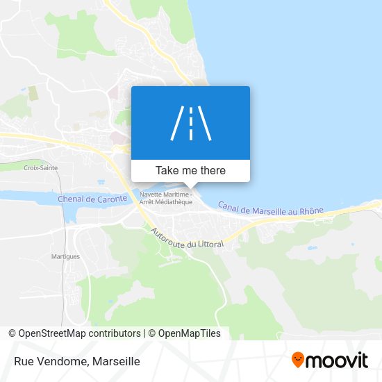 Rue Vendome map