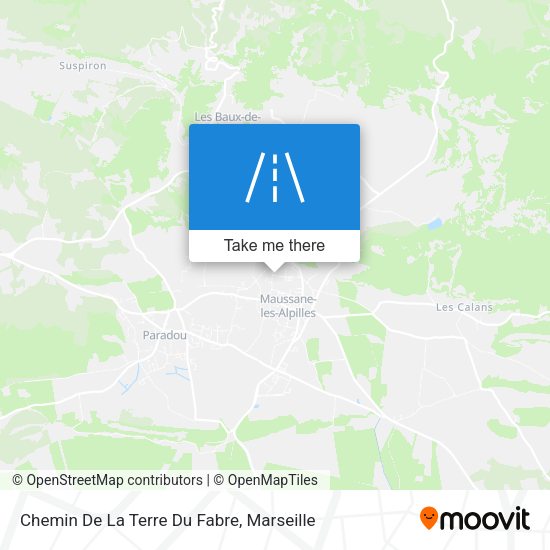 Chemin De La Terre Du Fabre map