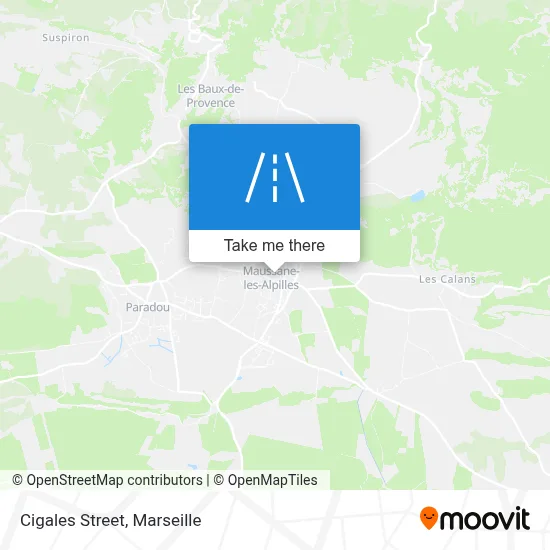 Rue Des Cigales map