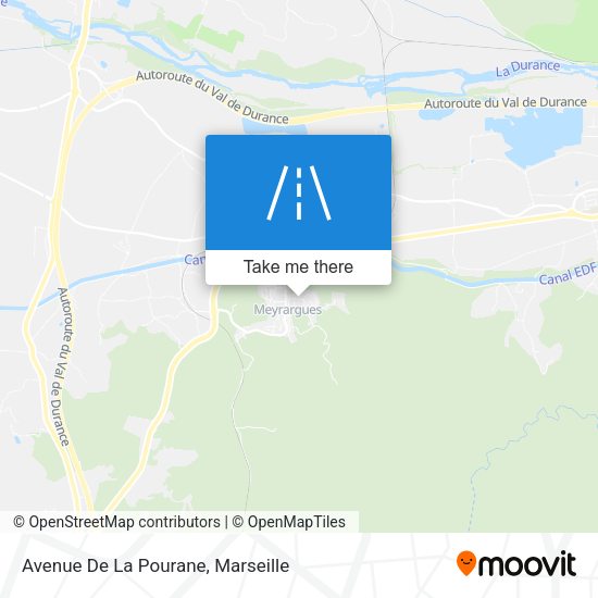 Avenue De La Pourane map