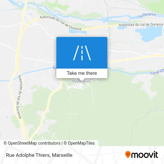 Rue Adolphe Thiers map