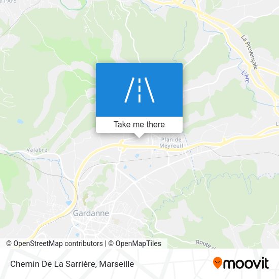 Chemin De La Sarrière map