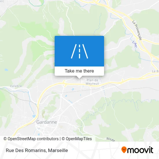 Rue Des Romarins map