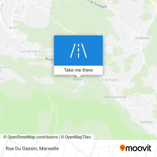 Rue Du Gassin map