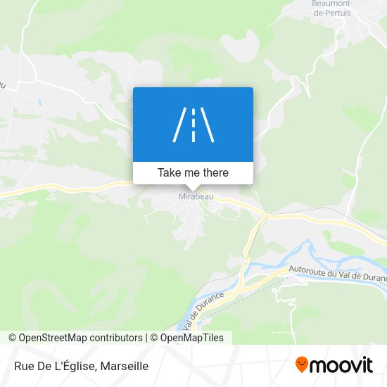Rue De L'Église map