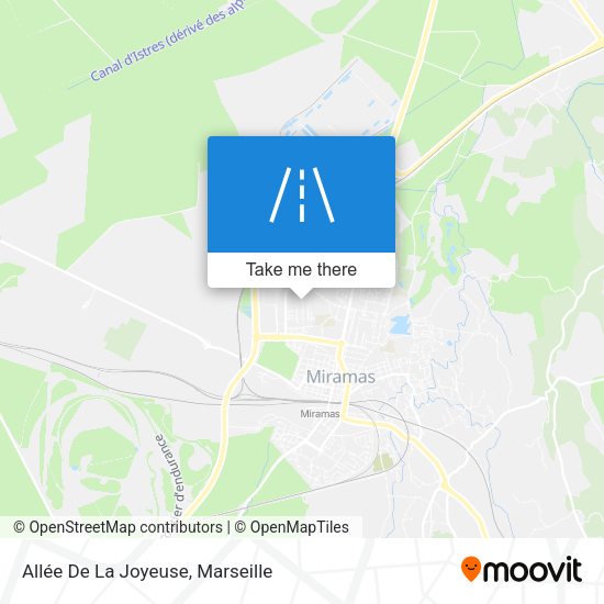 Allée De La Joyeuse map