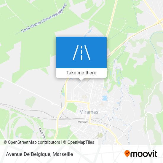 Avenue De Belgique map
