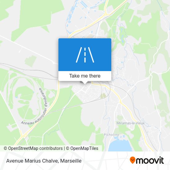Avenue Marius Chalve map