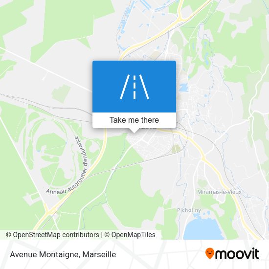 Avenue Montaigne map