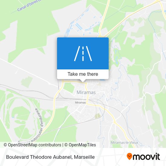 Boulevard Théodore Aubanel map