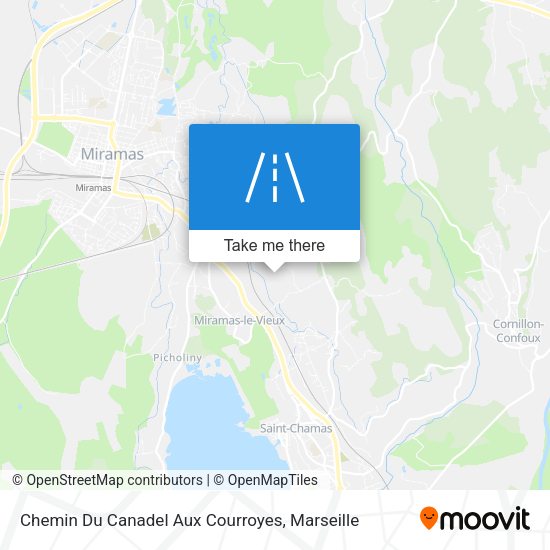 Chemin Du Canadel Aux Courroyes map