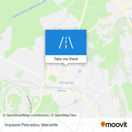 Impasse Pescadou map