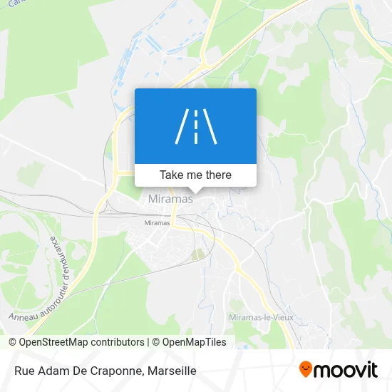 Rue Adam De Craponne map