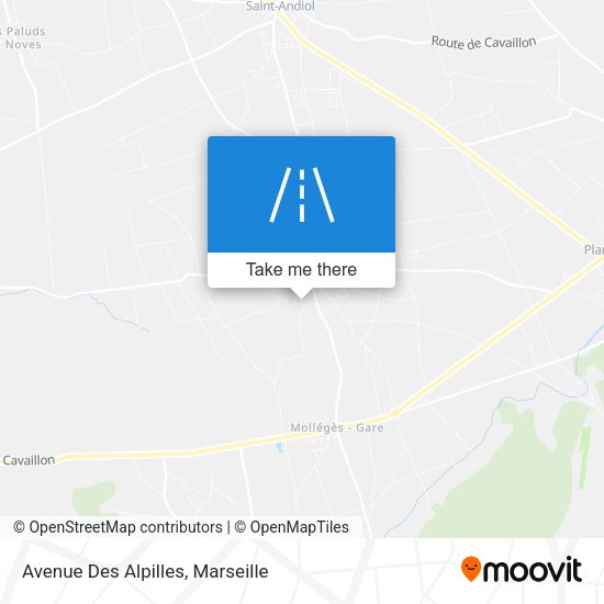 Avenue Des Alpilles map