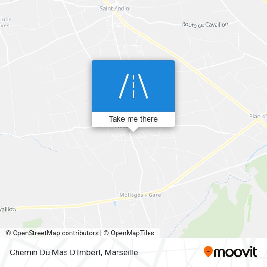 Chemin Du Mas D'Imbert map