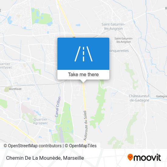 Chemin De La Mounède map