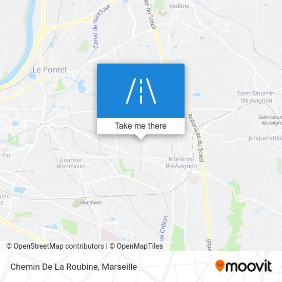 Chemin De La Roubine map