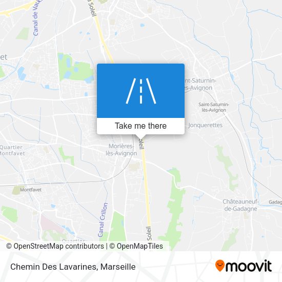 Chemin Des Lavarines map