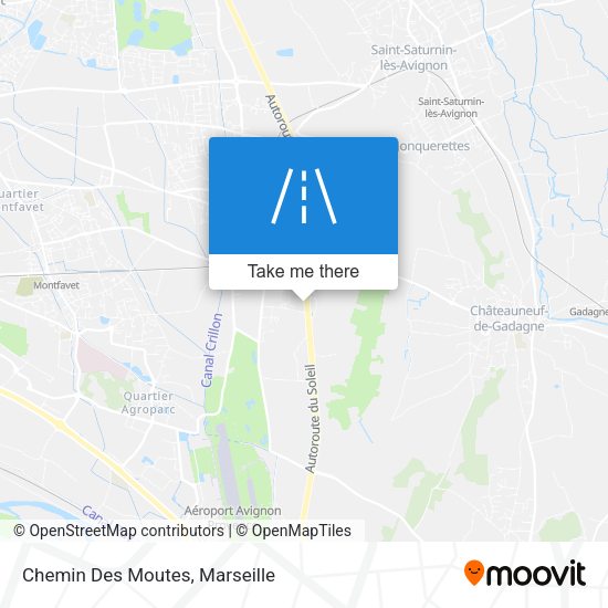 Chemin Des Moutes map