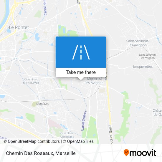 Chemin Des Roseaux map