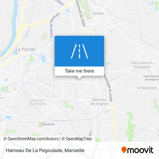 Hameau De La Pegoulade map