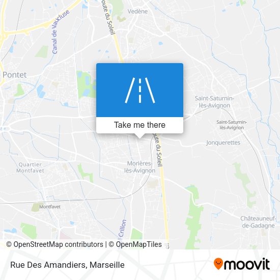 Rue Des Amandiers map
