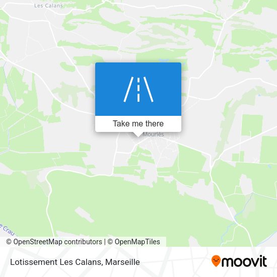 Lotissement Les Calans map