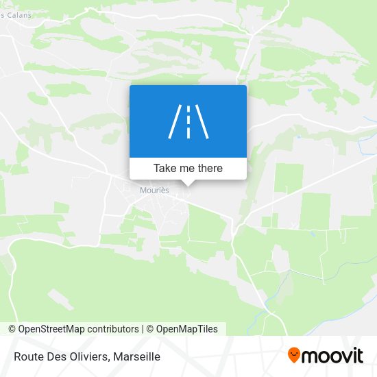 Route Des Oliviers map