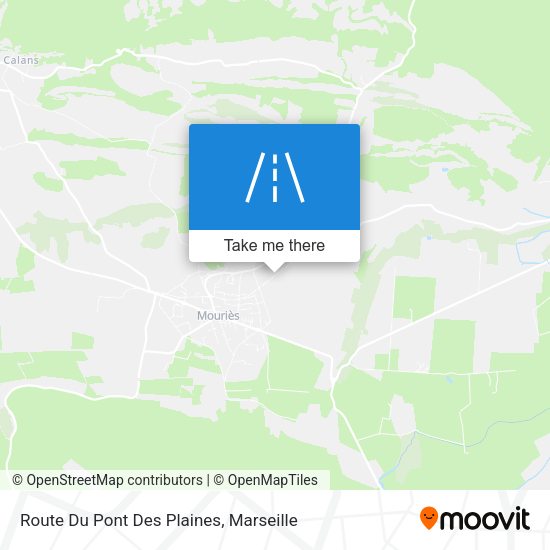 Route Du Pont Des Plaines map