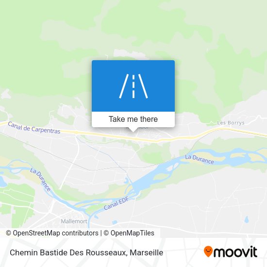 Chemin Bastide Des Rousseaux map