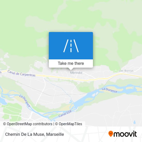 Chemin De La Muse map
