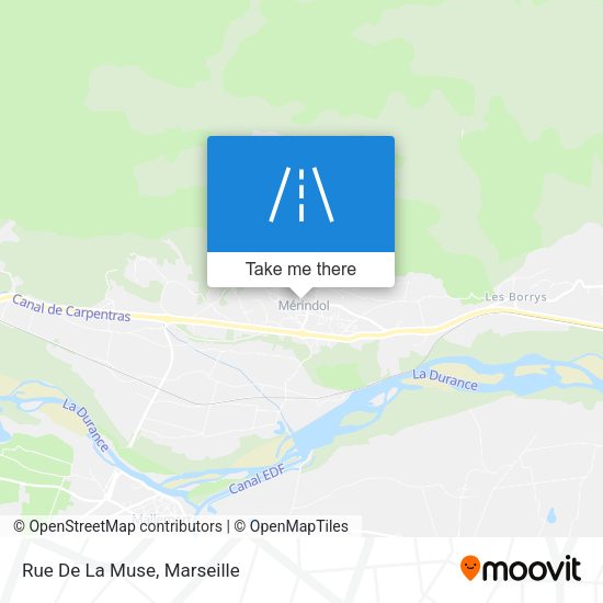 Rue De La Muse map