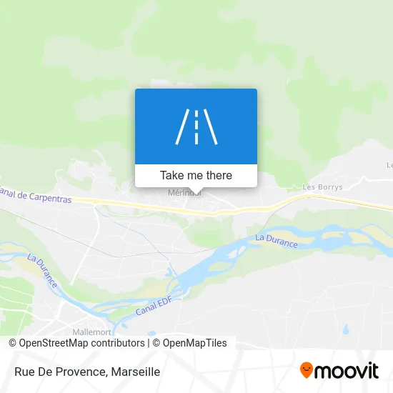 Rue De Provence map