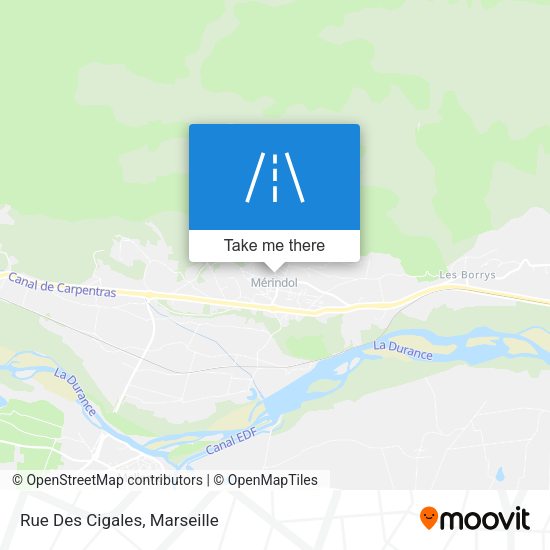 Rue Des Cigales map