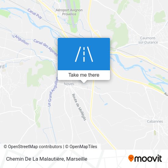 Chemin De La Malautière map