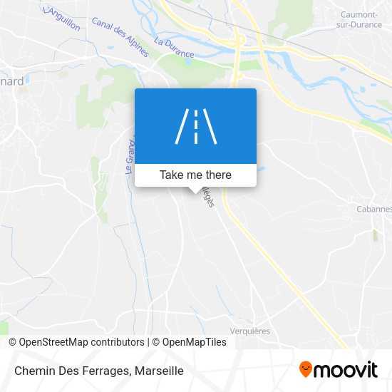 Chemin Des Ferrages map