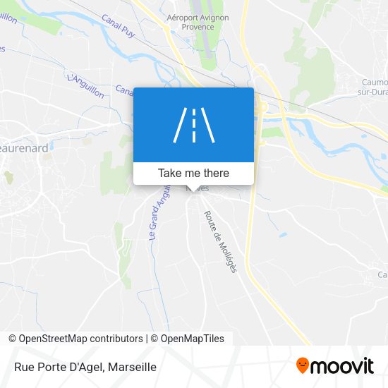Rue Porte D'Agel map