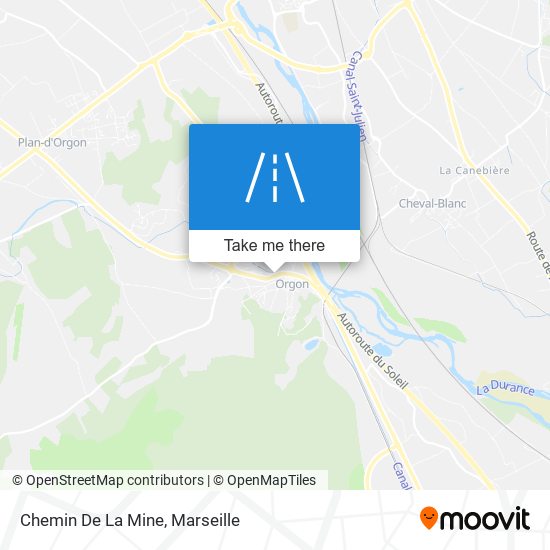 Mapa Chemin De La Mine