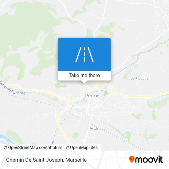Chemin De Saint-Joseph map