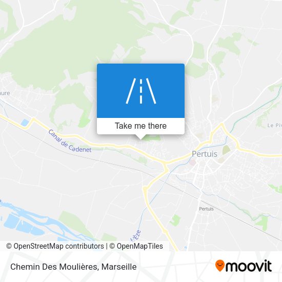 Chemin Des Moulières map