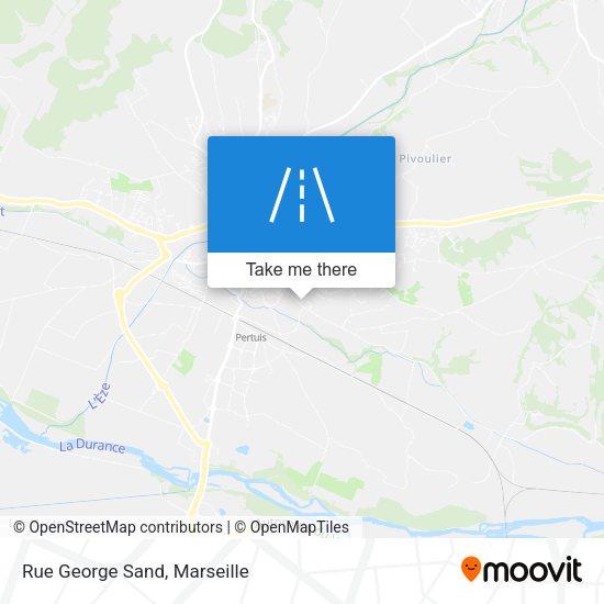 Rue George Sand map