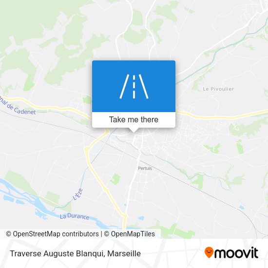 Traverse Auguste Blanqui map