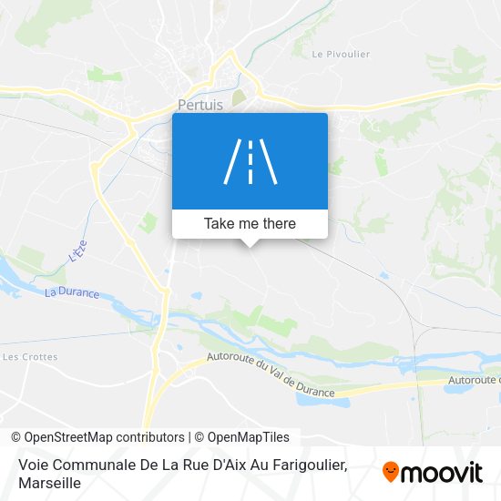 Voie Communale De La Rue D'Aix Au Farigoulier map